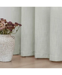 Linen Blend Privacy and Light Filtering Texture Grommet Pair(2 Panels