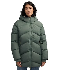 Pajar Women's Fallon Boxy Inverted Chevron Quilted Puffer