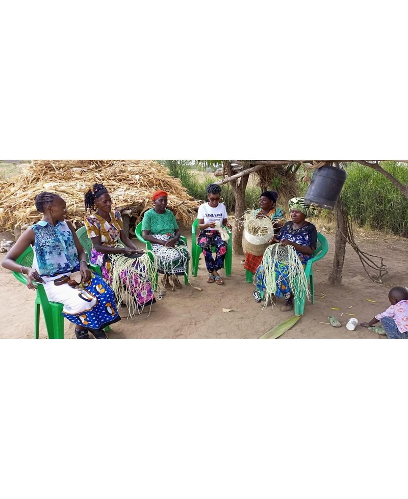 Warmth Handwoven Sisal African Tote Bag