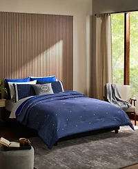 Lacoste Home Heritage Geo Cotton -Pc. Comforter Set