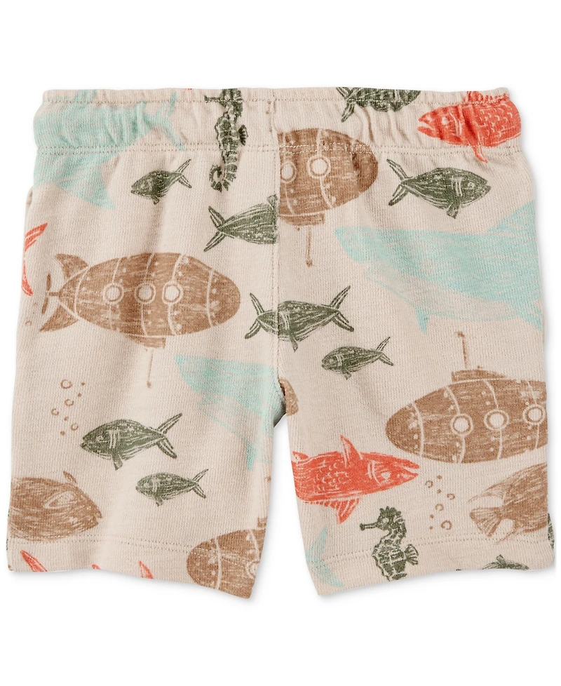 Carter's Toddler Boys Sea-Print Pull-On Shorts