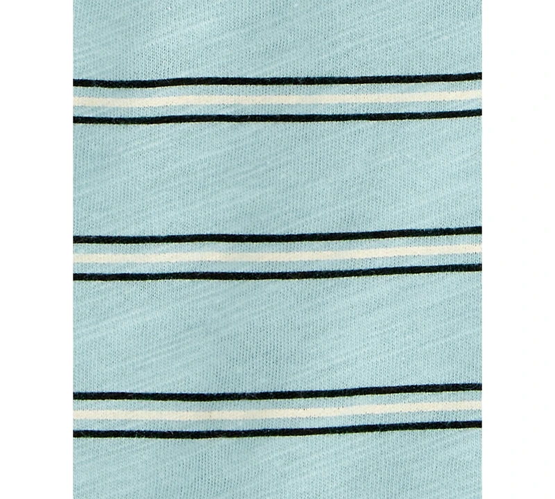 Carter's Toddler Boys Striped Slub Jersey Henley T-Shirt