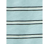 Carter's Toddler Boys Striped Slub Jersey Henley T-Shirt