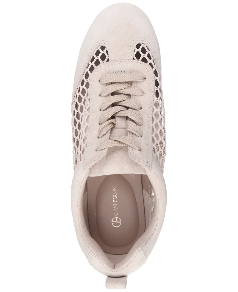 Giani Bernini Women's Tesiaa Mesh Low Profile Lace Up Sneakers, Created for Macy's