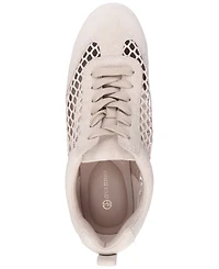 Giani Bernini Women's Tesiaa Mesh Low Profile Lace Up Sneakers, Created for Macy's