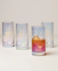 Lenox Tuscany Classics Iridescent Highball Glasses, Set of 4