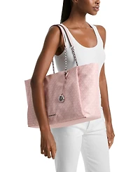 Michael Kors Georgia Large Nylon Top Zip Tote