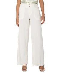 Liverpool Los Angeles Women's Utility Patch Pocket Wide Leg Pants