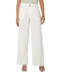Liverpool Los Angeles Womens Utility Patch Pocket Wide Leg Pants 0p 16