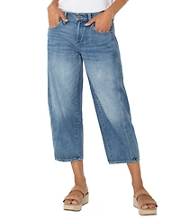 Liverpool Los Angeles Women's Mid rise Barrel Jeans