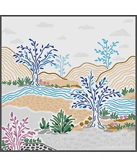 Jessie Zhao New York Double Sided Wool Silk Scarf In After Sunset