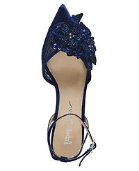 Betsey Johnson Women's Susie Flower Pointed Toe Pumps