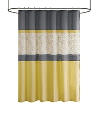 510 Design Donnell Embroidered Shower Curtain, 72" x 72"