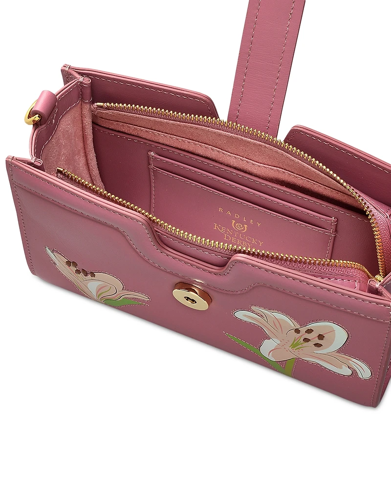 Radley London Kentucky Derby Leather Phone Crossbody