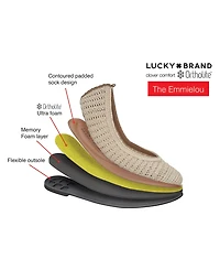 Lucky Brand Women's Emmielu Woven Ballet Flats