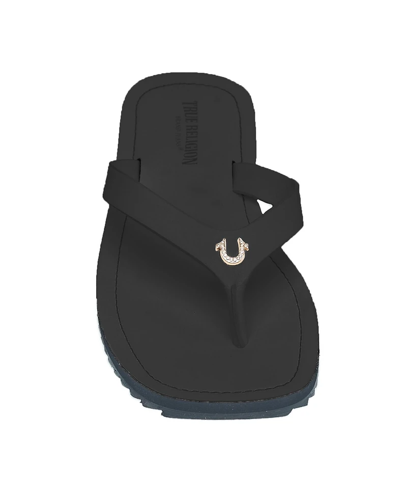 True Religion Ladies Capri Thong Sandal