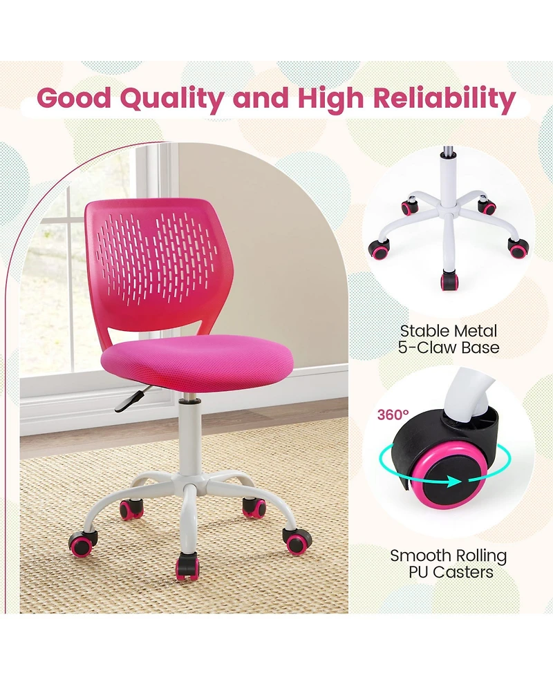 Ergonomic Children Study Chair with Adjustable Height