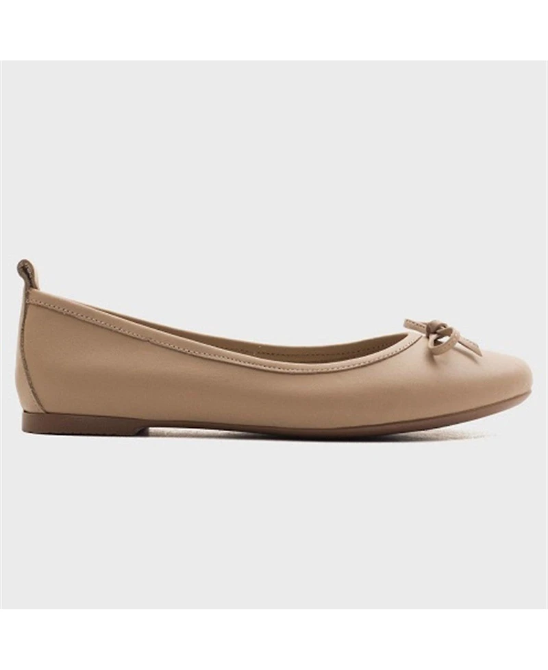 Florence Leather Ballerina Flats