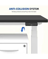 Flexispot E7-commercial W Electric Adjustable Standing Desk, Rectangular Chipboard Top