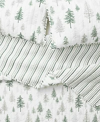 Rustic Woodland Reversible Microfiber Quilt Set with Shams