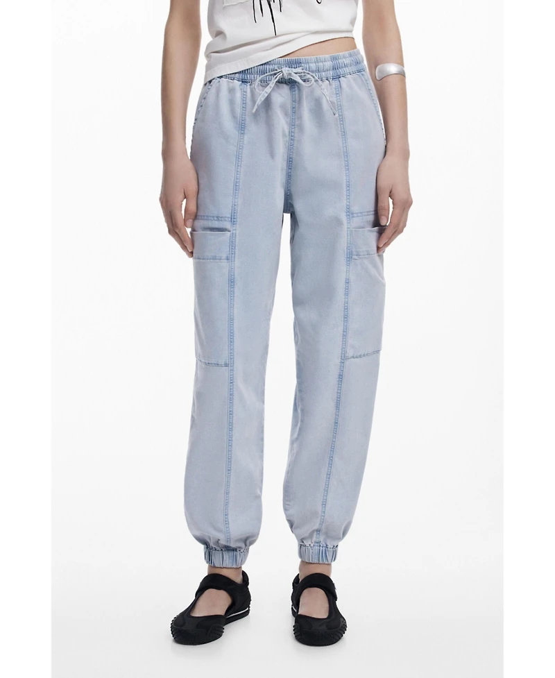 Desigual Women's Light jogger jeans