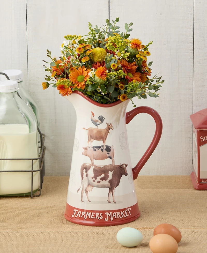 Certified International Vintage Farm Pitcher