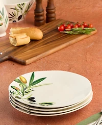 Certified International Olivia Dinner Plates, Set of 4, Service for 4