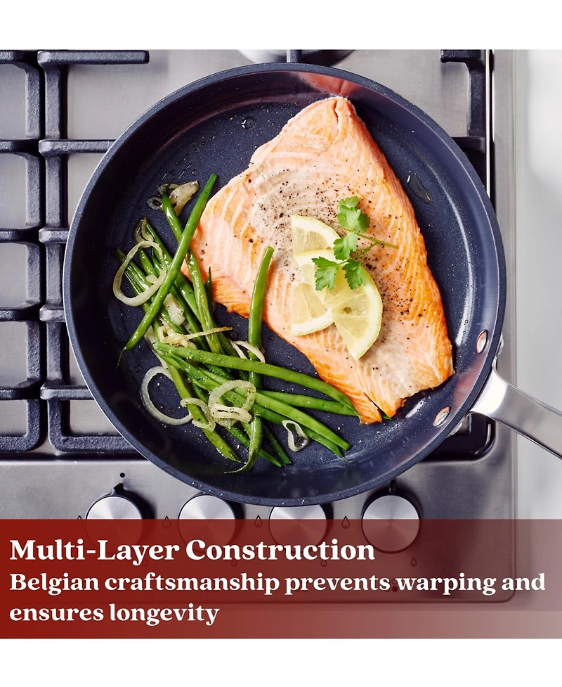 Alva Maestro Mini Cookware Duo – 8" Ceramic Nonstick Fry Pan & 1.7Qt Stainless Saucepan with Lid