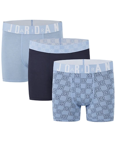 Jordan Big Boys 23 Monogram Boxer Briefs, 3 Pack