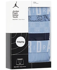 Jordan Big Boys 23 Monogram Boxer Briefs, 3 Pack