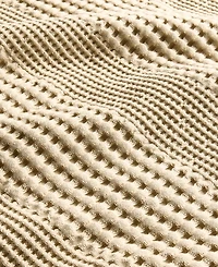 Oake Cotton Waffle Blanket, Full/Queen, Exclusively at Macy's