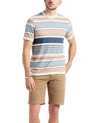 Men's Konnair Textured Jersey Stripe T-Shirt