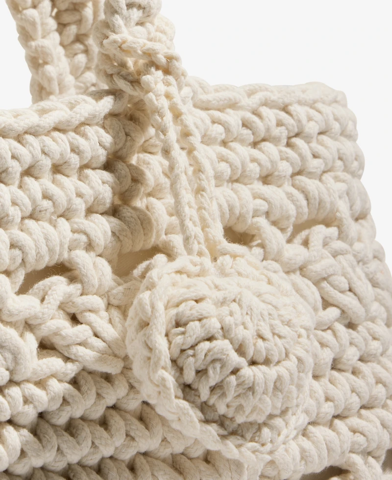 On 34th Crochet Medium Tote Bag, Exclusively at Macy's