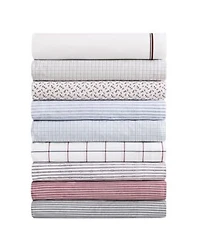 Tommy Hilfiger Printed 200 Thread Count Cotton Percale Sheet Set