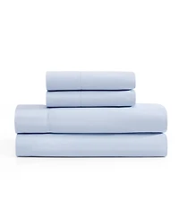 Tommy Hilfiger Solid 200-Thread Count Cotton Percale -Pc. Sheet Set