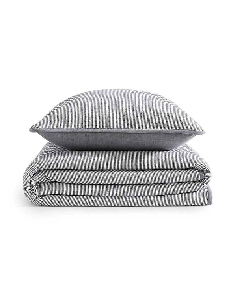 Tommy Hilfiger Ithaca Stripe Cotton Reversible 2-Pc. Quilt Set, Twin