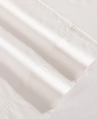 Tommy Hilfiger Solid 200-Thread Count Cotton Percale -Pc. Sheet Set