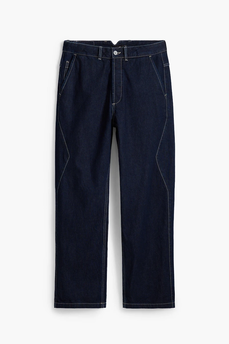 Desigual Men's Zigzag stitch jeans