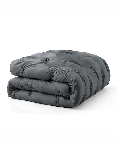 Unikome All Season Pintuck Down Alternative Comforter