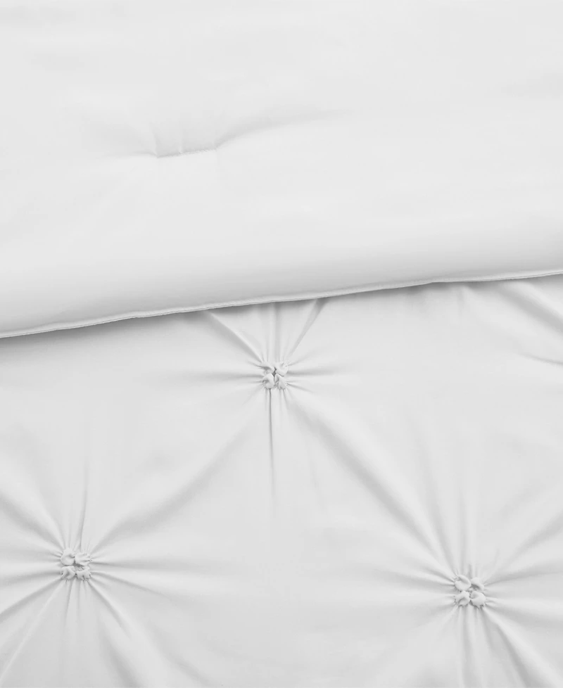Unikome All Season Pintuck Down Alternative Comforter, Full/Queen