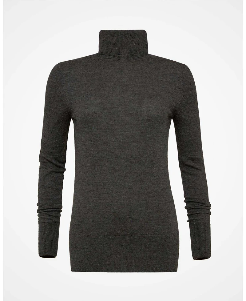 Celtic & Co. Women's Merino Roll Neck Fitted Sweater