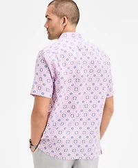 Club Room Men's Marks Medallion Shirt, Exclusively at Macy's