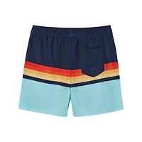 Andy & Evan Big Boys Toddler/Child Tropical Print Boardshort w/Built-In Comfort Stretch Short Liner