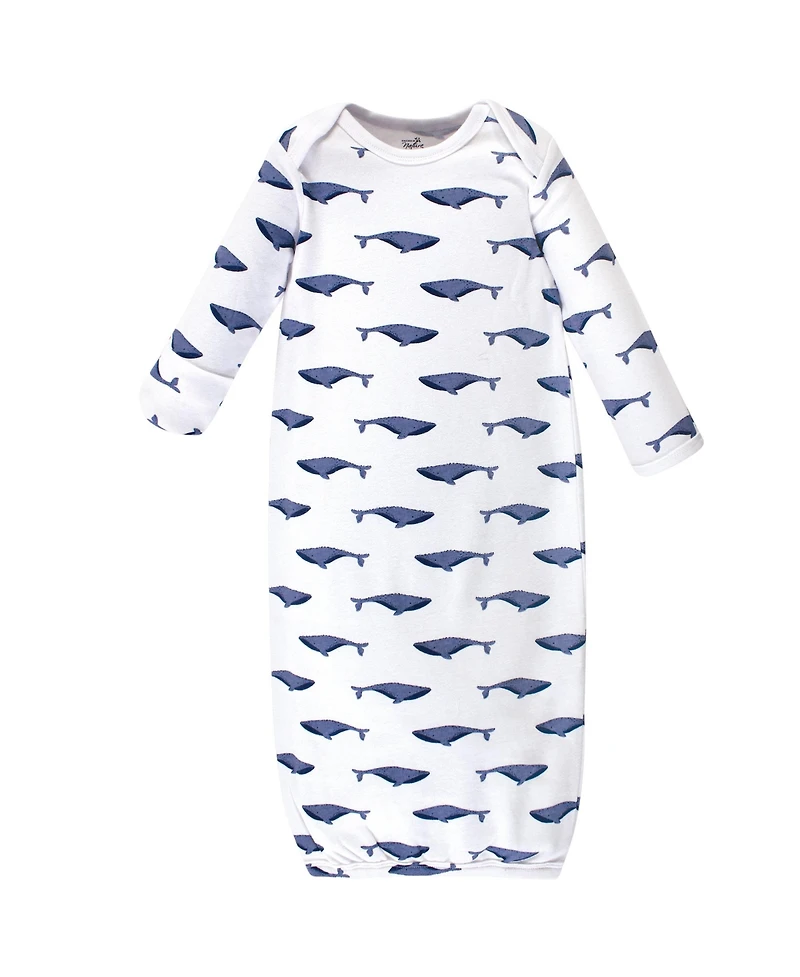 Touched by Nature Baby Boys Soft Natural Cotton Sleep Gowns