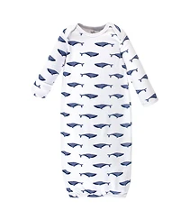 Touched by Nature Baby Boys Soft Natural Cotton Sleep Gowns