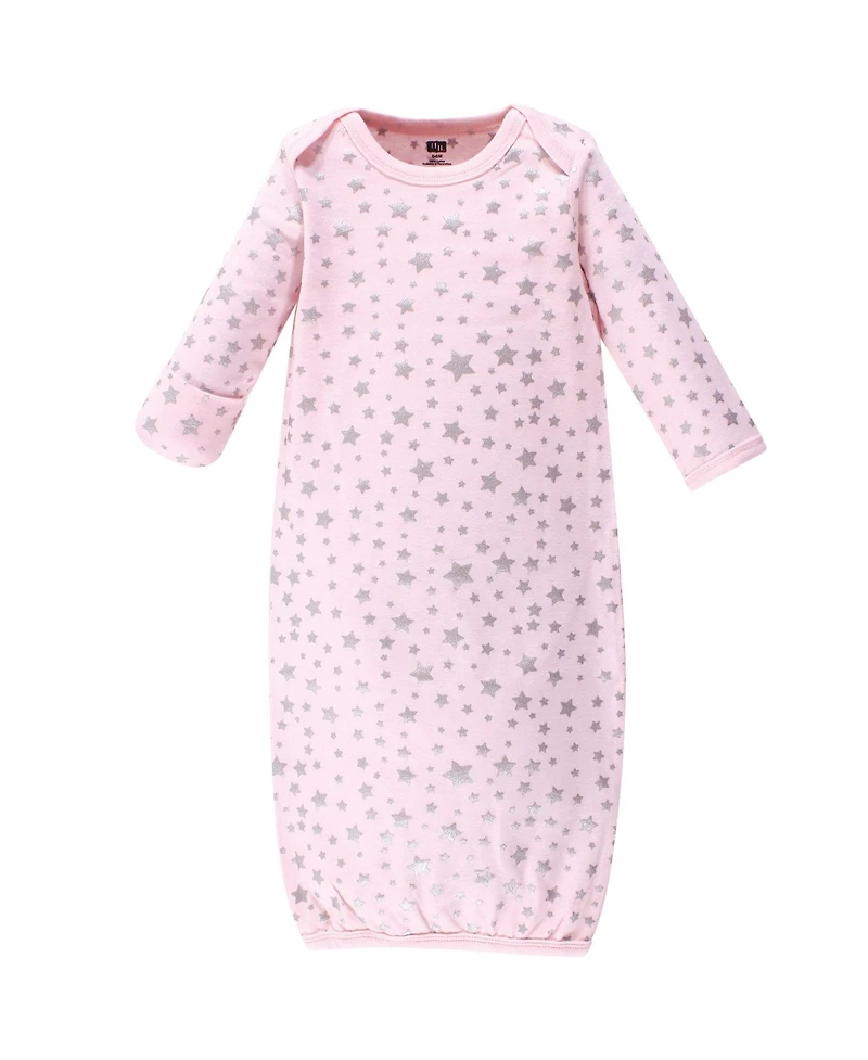 Hudson Baby Girls Extra Soft Cotton Gowns