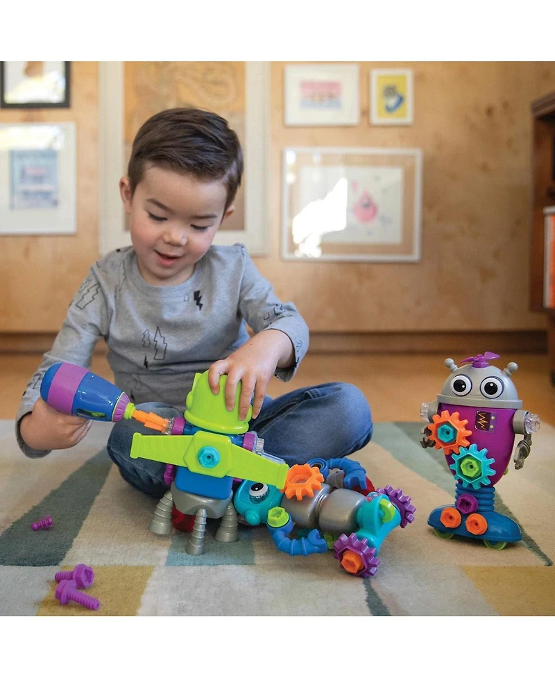 Learning Resources Design and Drill Robot Workshop Xl - 150 Pieces