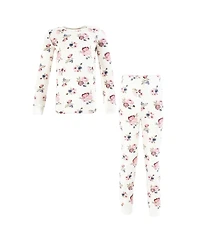 Hudson Baby Girls Thermal Long Underwear 2pc Set