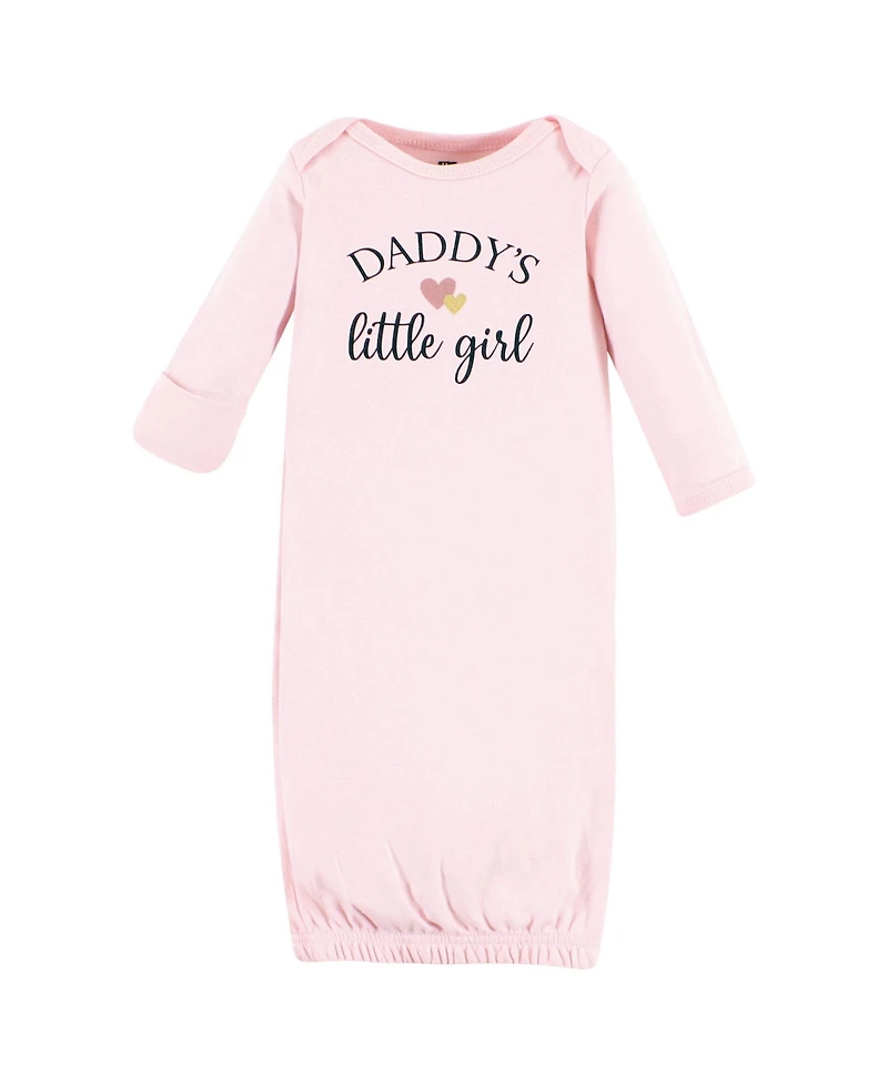 Hudson Baby Baby Girls Hudson Extra Soft Cotton Gowns