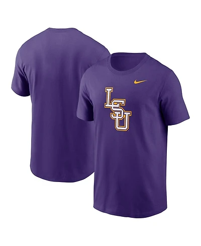 Nike Men's Purple Lsu Tigers Baseball Logo T-Shirt